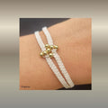 Cord bracelet bohémian style