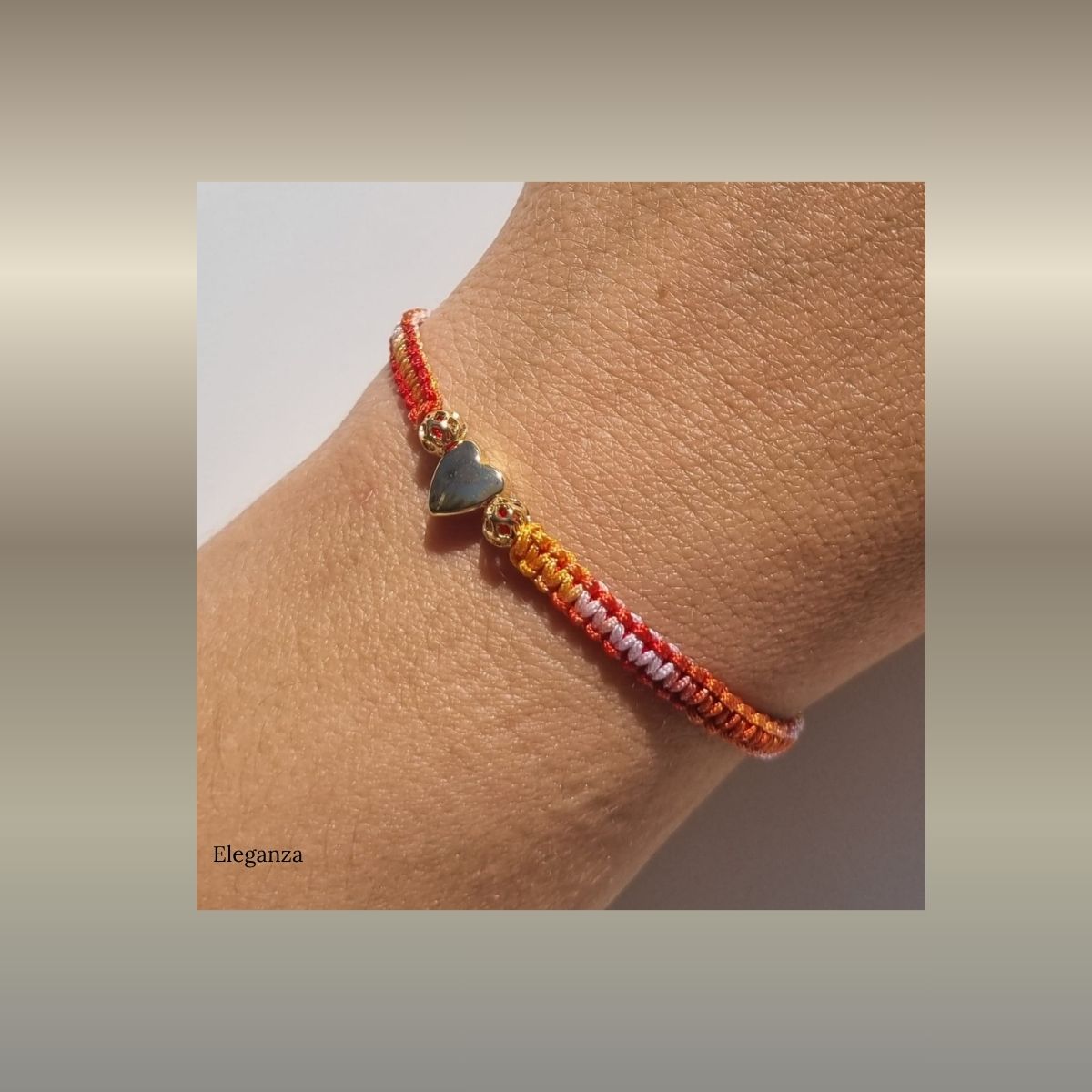 Cord bracelet Passion Flame
