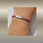 Cord bracelet 'Maman je t'aime'