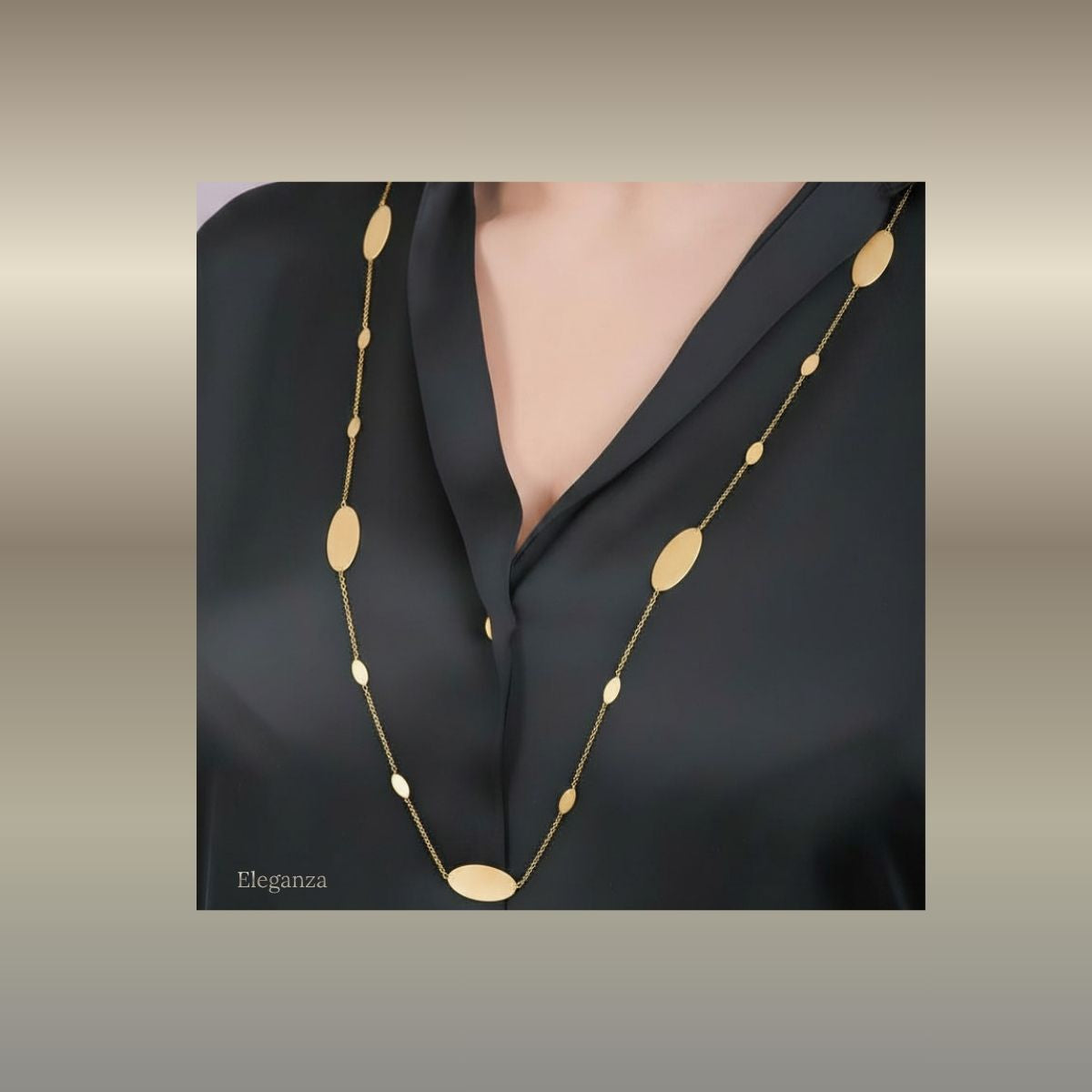 Long necklace Penelope Light